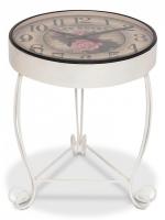 Стол-часы Secret De Maison ROSETTA ( mod. IT-001) металл, 51х51х71см, butter white (слоновая кость) фото Стол-часы Secret De Maison ROSETTA ( mod. IT-001) металл, 51х51х71см, butter white (слоновая кость). Фото №1