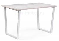 Стол деревянный Лота Лофт 120 25 мм юта / белый матовый фото Стол деревянный Лота Лофт 120 25 мм юта / белый матовый