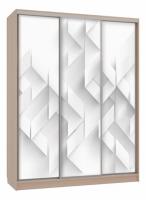 Бассо 7-600 59 (полки слева) дуб млечный фото Бассо 7-600 59 (полки слева) дуб млечный