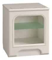 Акварель Тумба прикроватная белый/джелато патина сиреневая фото Акварель Тумба прикроватная белый/джелато патина сиреневая