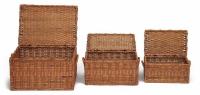 Сундук Secret De Maison Bonanza (набор из 3 штук)  натуральный ротанг, 40*25*20/48*32*25/55*40*30 см, Коньяк фото Сундук Secret De Maison Bonanza (набор из 3 штук)  натуральный ротанг, 40*25*20/48*32*25/55*40*30 см, Коньяк. Фото №1
