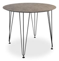 Антей 2 Стол (обеденный) камень темный/черный фото Антей 2 Стол (обеденный) камень темный/черный. Фото №1