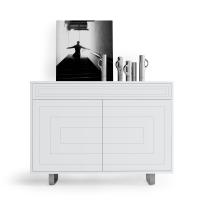 Узкая тумба NORA 3001.2 Blanco mate