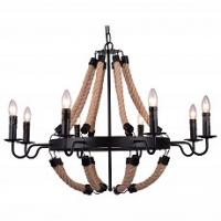 Подвесная люстра Arte Lamp Marsiglia A8956LM-8BK фото Подвесная люстра Arte Lamp Marsiglia A8956LM-8BK