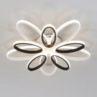 Потолочная люстра Eurosvet Blade 90137/10 белый/чёрный 110W фото Потолочная люстра Eurosvet Blade 90137/10 белый/чёрный 110W. Фото №1