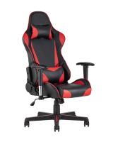 Кресло игровое TopChairs Racer черно-красное фото Кресло игровое TopChairs Racer черно-красное. Фото №1