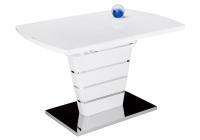 Стол стеклянный Space 160 белый фото Стол стеклянный Space 160 белый. Фото №1