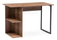 Стол Челси Лофт дуб делано темный / черный матовый фото Стол Челси Лофт дуб делано темный / черный матовый