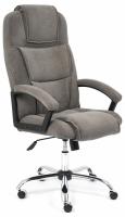 Кресло BERGAMO (хром) флок , серый, 29