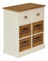 Комод с 6 ящиками Secret De Maison BOLLARD ( mod. HX13-416 ) paulownia, мдф, 70x32x60см, butter white/brown (слоновая кость/коричневый) фото Комод с 6 ящиками Secret De Maison BOLLARD ( mod. HX13-416 ) paulownia, мдф, 70x32x60см, butter white/brown (слоновая кость/коричневый). Фото №1