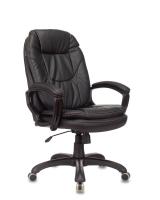 Кресло руководителя Бюрократ CH-868N черный эко.кожа крестовина пластик фото Кресло руководителя Бюрократ CH-868N черный эко.кожа крестовина пластик. Фото №1