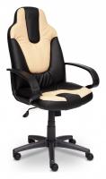 Компьютерное кресло NEO1 кож/зам, черный/бежевый, 36-6/36-34  id -