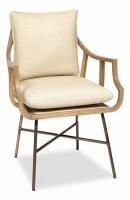 Кресло Secret de Maison PINTADA ( mod. 20-36) красное дерево/ткань хлопок, 61*60*81 см, Античный дуб/ткань бежевая, ткань FP 028. Фото №1