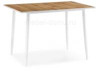 Стол деревянный Энлэй дуб вота / белый фото Стол деревянный Энлэй дуб вота / белый