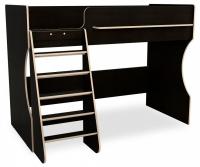 Кровать-чердак Р432 Капризун 1, древесина коричневая светлая дуб