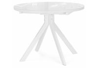 Стол деревянный Веллор 100(135)х100х78 белый фото Стол деревянный Веллор 100(135)х100х78 белый