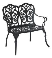 Скамья Secret De Maison Symphonie  сплав металла/алюминий, 95х56х92см, черный