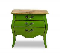 Тумбочка прикроватная FL 4015 зеленая. Фото №1