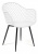 Стул DIEGO (mod. 8003) металл/пластик, 55х60х82,5 см, белый/черный (поставляется по 4 шт) фото Стул DIEGO (mod. 8003) металл/пластик, 55х60х82,5 см, белый/черный (поставляется по 4 шт). Фото №1