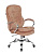 Кресло руководителя Бюрократ T-9950SL Fabric светло-коричневый Velvet 90 крестовина металл хром