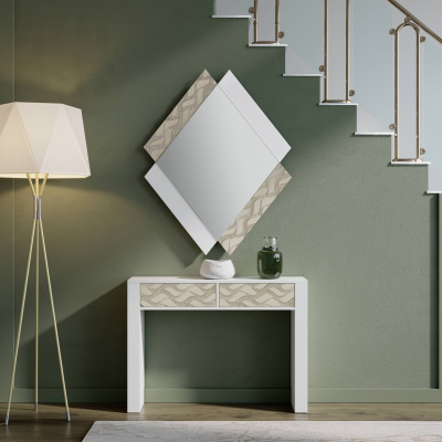 Консоль NORA 3012.4 Blanco mate/Artico фото Консоль NORA 3012.4 Blanco mate/Artico. Фото №2