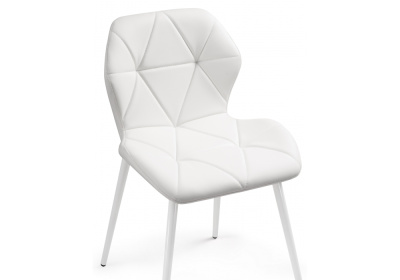 Стул Вальд экокожа белый / белый глянец фото Стул Вальд экокожа белый / белый глянец. Фото №5