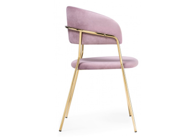 Стул Kamelia pink / gold фото Стул Kamelia pink / gold. Фото №3