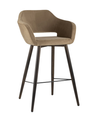 Стул барный Саймон велюр капучино. Фото №2