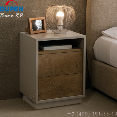 Тумба прикроватная DUPEN М-138 песочный/дуб. Фото №2