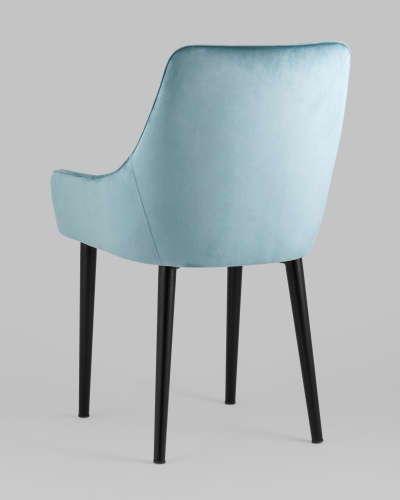 Стул Джоан велюр пыльно-голубой. Фото №7