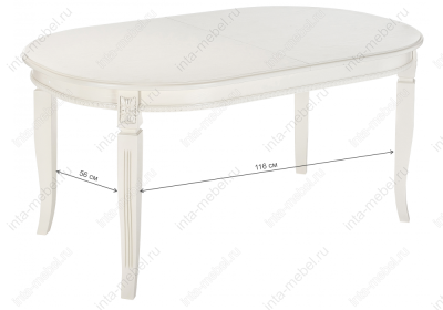 Стол деревянный Aviano молочный фото Стол деревянный Aviano молочный. Фото №2