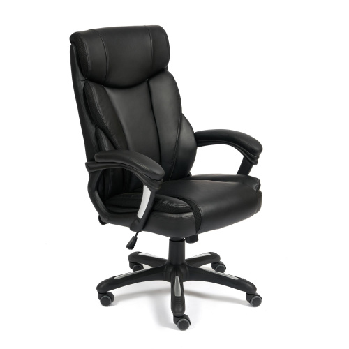 Кресло Magnate (кож/зам, черный). Фото №1