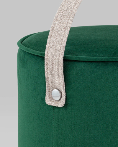 Пуф Джерри велюр изумрудный. Фото №6