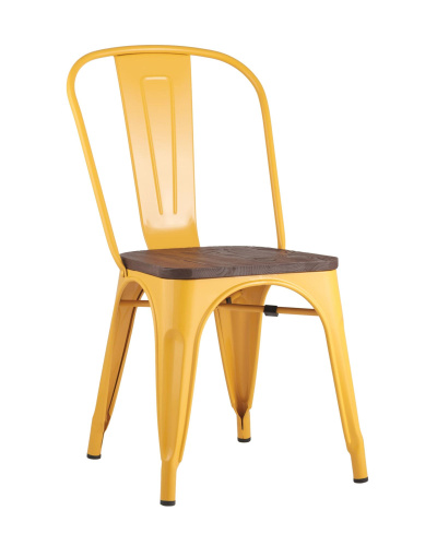 Стул TOLIX WOOD желтый фото Стул TOLIX WOOD желтый. Фото №1