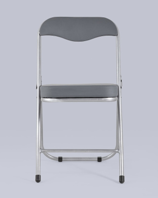 Стул складной ДЖОН металлик, серый фото Стул складной ДЖОН металлик, серый. Фото №5