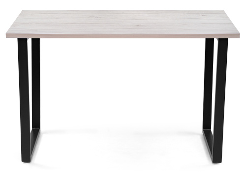 Стол деревянный Лота Лофт 120 25 мм юта / матовый черный. Фото №2