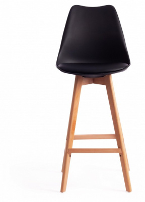 Стул Secret De Maison TULIP BAR (mod. C1014H) пластик/дерево, 57 х 48 х 104 см, черный 3010/натуральный  (поставляется по 4 шт) фото Стул Secret De Maison TULIP BAR (mod. C1014H) пластик/дерево, 57 х 48 х 104 см, черный 3010/натуральный  (поставляется по 4 шт). Фото №2