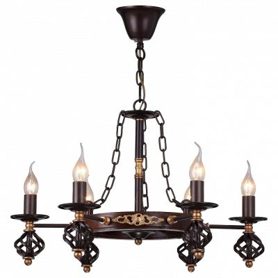 Подвесная люстра Arte Lamp Cartwheel A4550LM-6CK фото Подвесная люстра Arte Lamp Cartwheel A4550LM-6CK. Фото №2