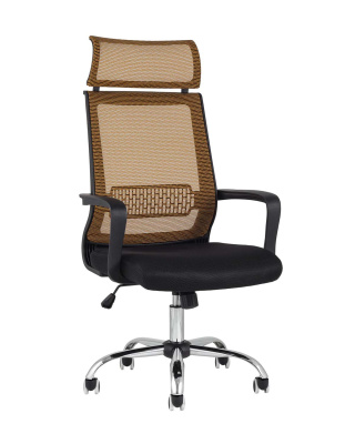 Кресло офисное TopChairs Style оранжевое фото Кресло офисное TopChairs Style оранжевое. Фото №3