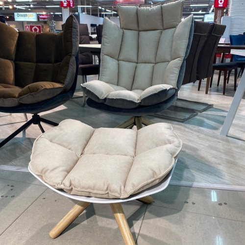 Банкетка DC-1565A(F) бежевый HE510-01B. Фото №4