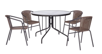 Комплект садовый "БИСТРО" МАКСИ (стол и 4 кресла). Фото №2