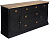 Комод Secret de Maison Black Label (mod. WA-0024) (черный/натуральный)