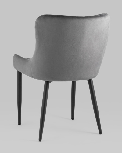 Стул Ститч велюр серый. Фото №7