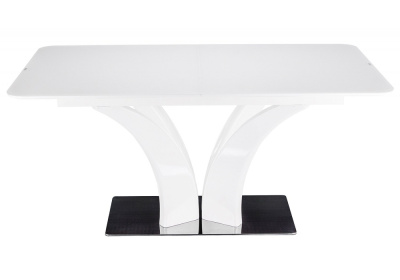 Стол стеклянный Horns 120 super white. Фото