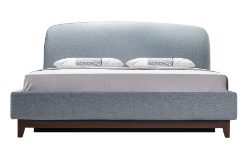 Кровать с ортопедическим основанием и ящиком Сканди Лайт 1.6 Грей. Фото №6