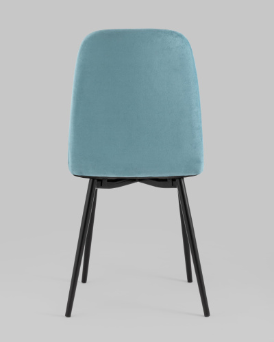 Стул Easy велюр пыльно-голубой. Фото №6