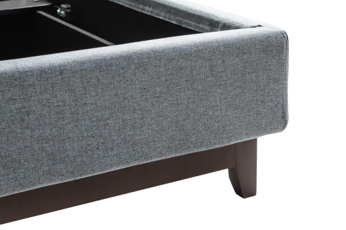 Кровать с ортопедическим основанием и ящиком Сканди Лайт 1.6 Грей. Фото №8