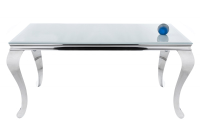 Стол стеклянный Sondal 160 белый. Фото