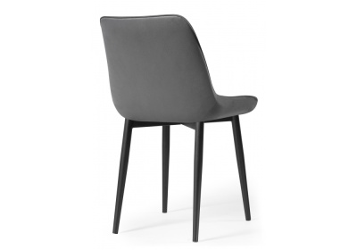Стул Седа темно-серый / черный. Фото №4
