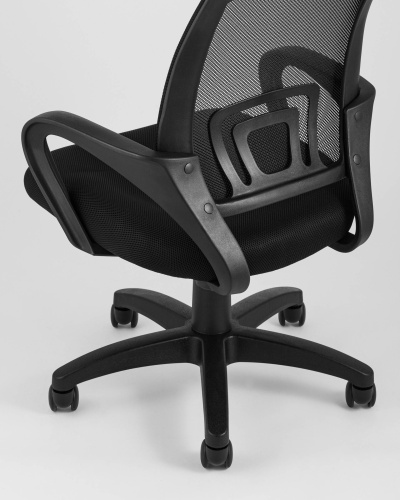 Кресло офисное TopChairs Simple черное. Фото №8